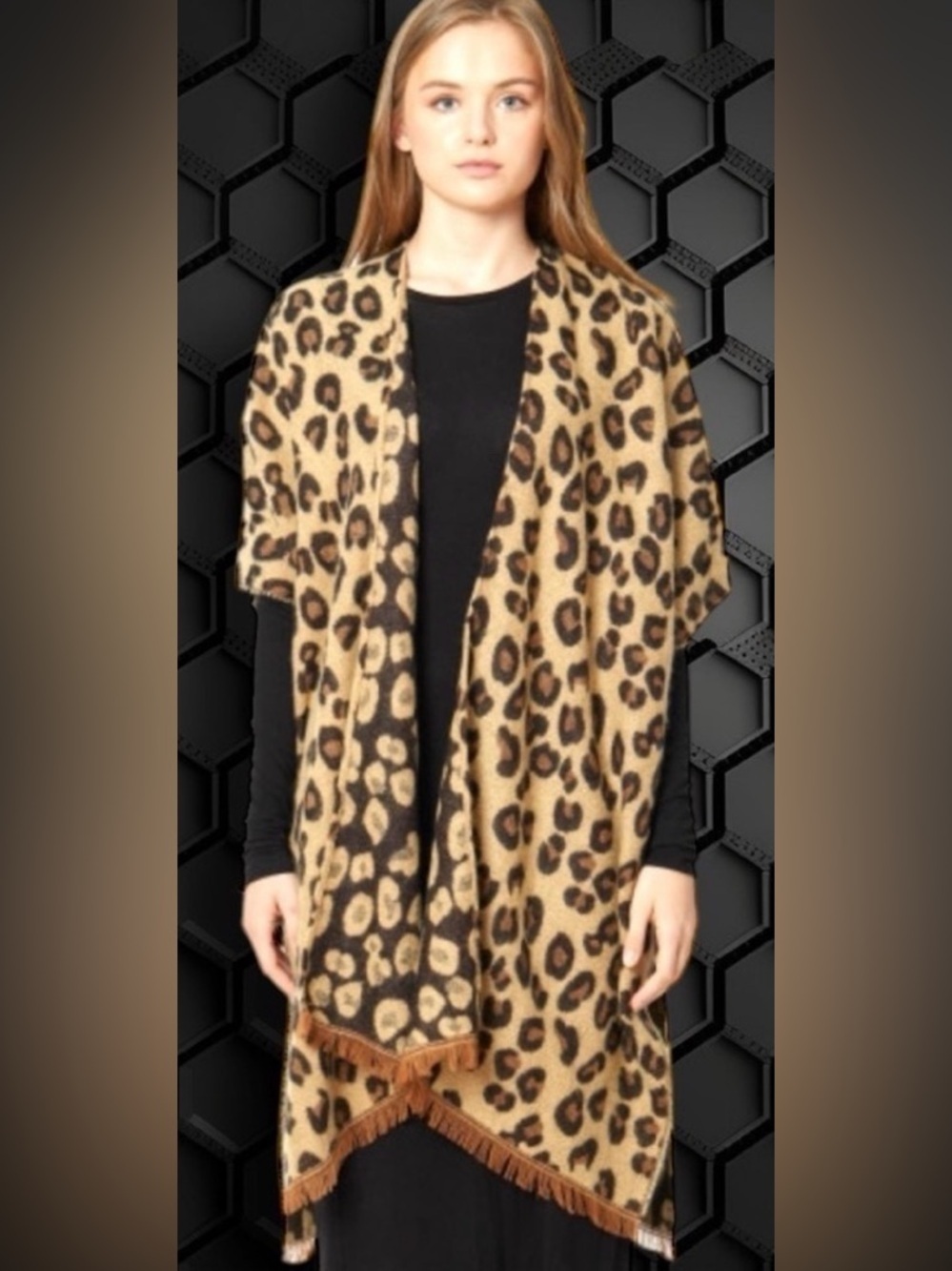 Do everything in Love Brand Cozy Soft Leopard Print Kimono. One Size